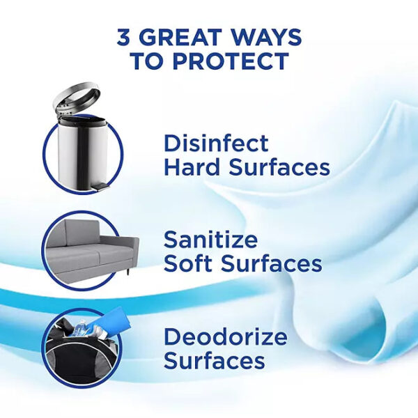 Lysol Disinfectant Spray, Crisp Linen (19 oz., 3 pk.) - Image 2