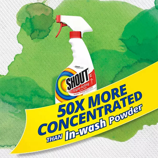 Shout Triple-Acting Laundry Stain Remover (128 fl. oz. refill + 22 fl. oz. trigger) - Image 2